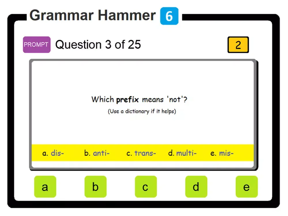 PAM Grammar Hammer 6 iPad  Ekran Görüntüleri