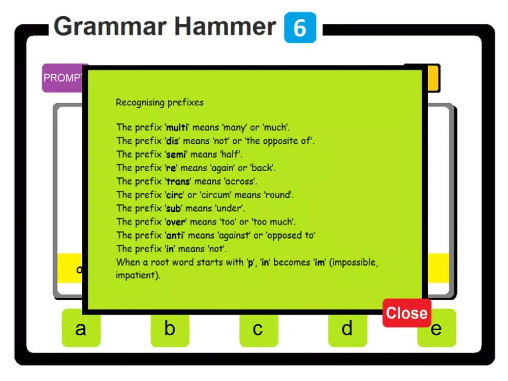 PAM Grammar Hammer 6 iPad  Ekran Görüntüleri