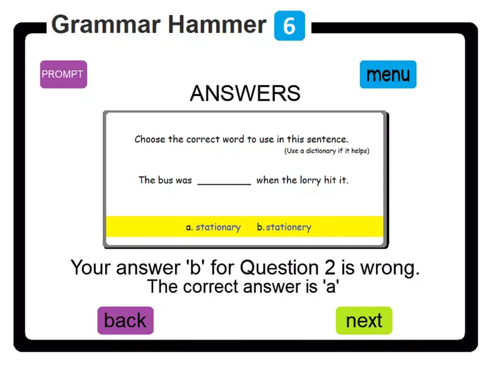 PAM Grammar Hammer 6 iPad  Ekran Görüntüleri