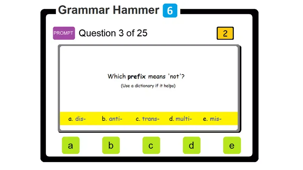 PAM Grammar Hammer 6 Ekran Görüntüleri