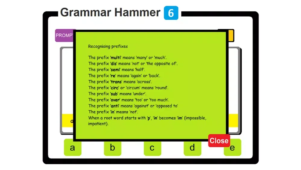 PAM Grammar Hammer 6 Ekran Görüntüleri