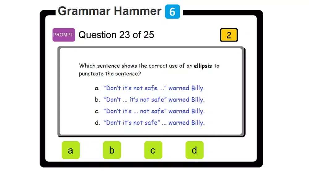 PAM Grammar Hammer 6 Ekran Görüntüleri