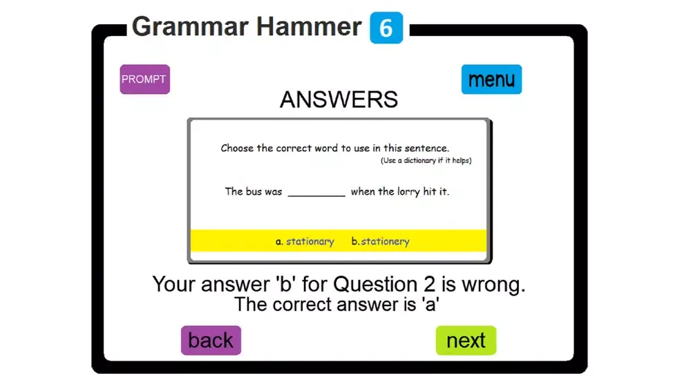 PAM Grammar Hammer 6 Ekran Görüntüleri