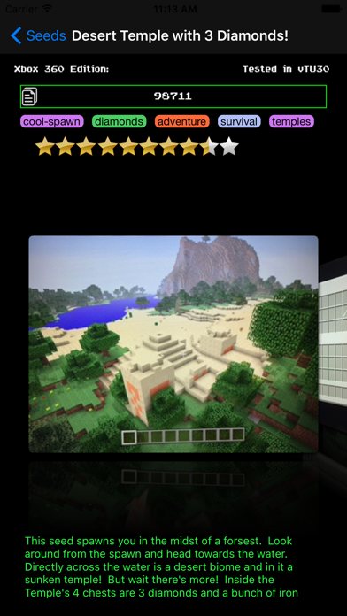 Amazing Seeds for Minecraft应用截图