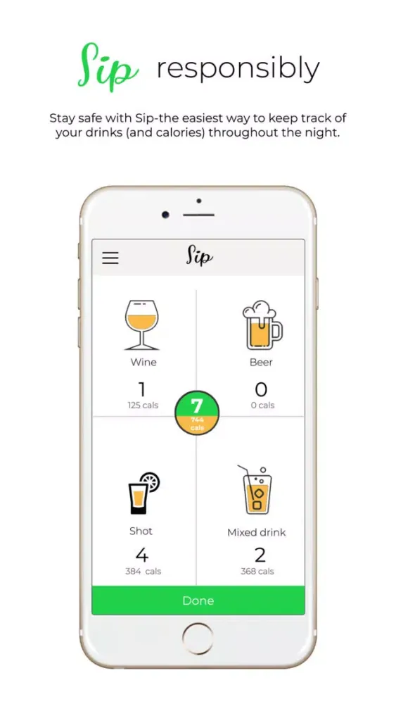 Скриншоты Sip - Drink Responsibly