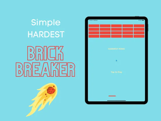 Capturas de tela do Simple HARDEST BRICK BREAKER iPad 