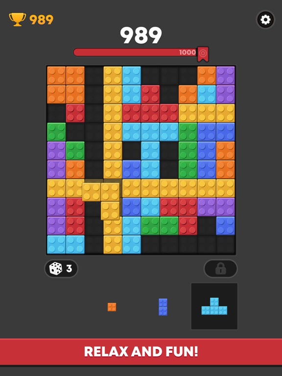 Screenshot di Brick Block - Puzzle Game iPad 