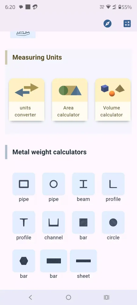 Tangkapan skrin Quick Construction Calculator