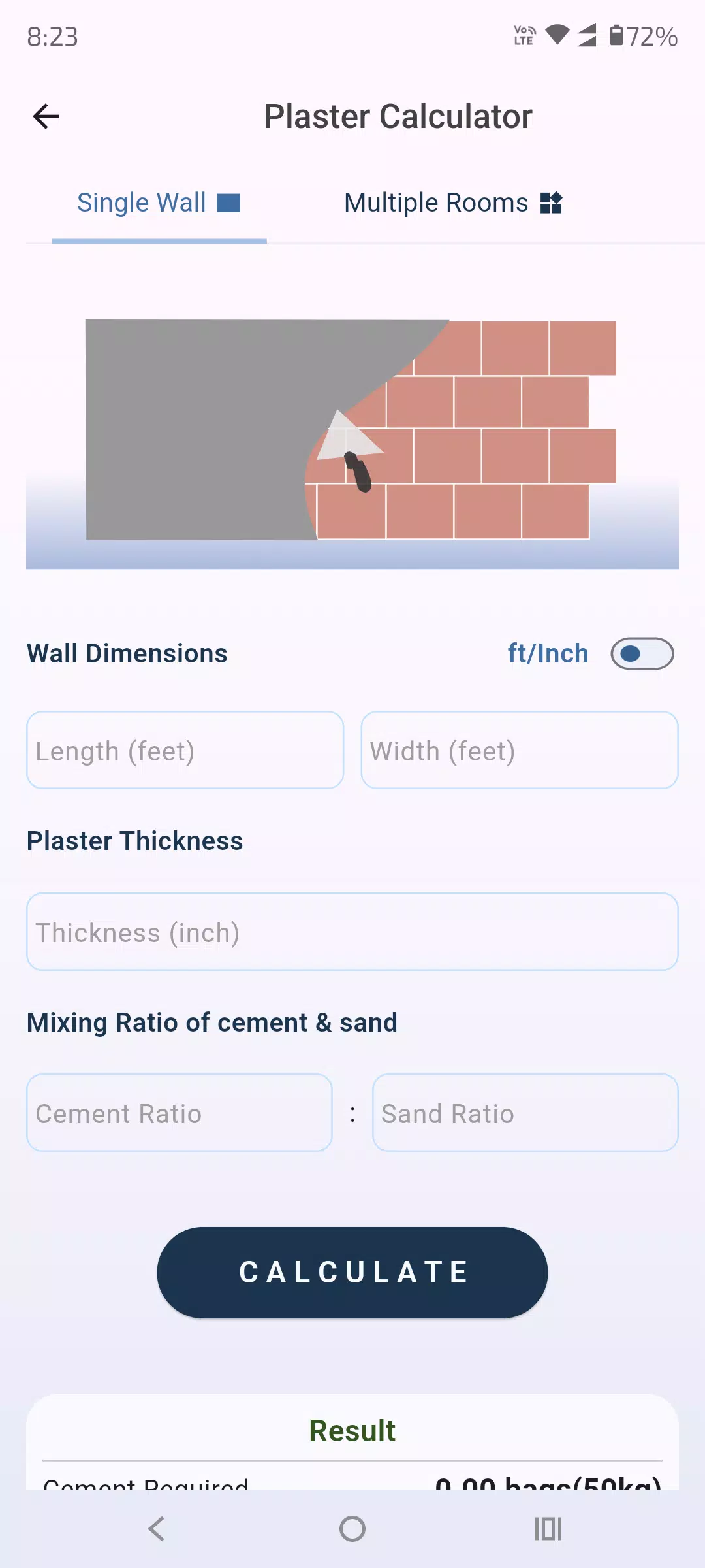 Captures d'écran de Quick Construction Calculator