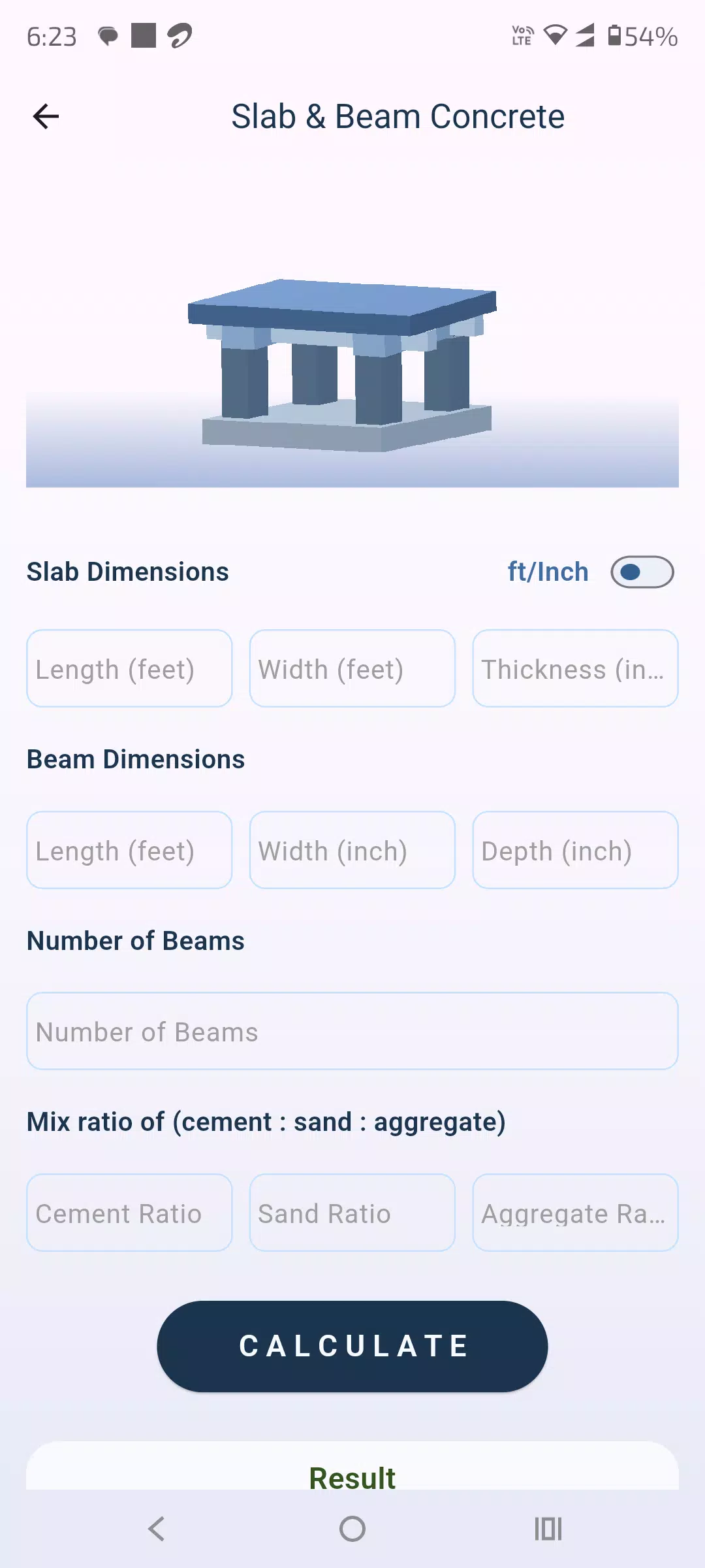 Captures d'écran de Quick Construction Calculator