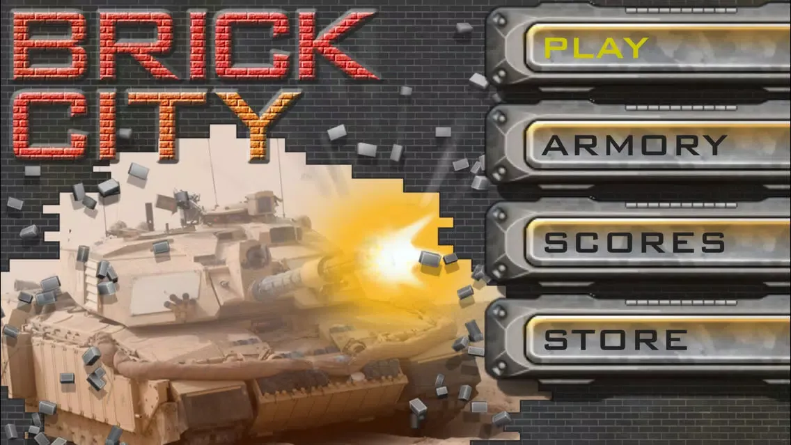 Tangkapan layar Brick City: Tank Warfare