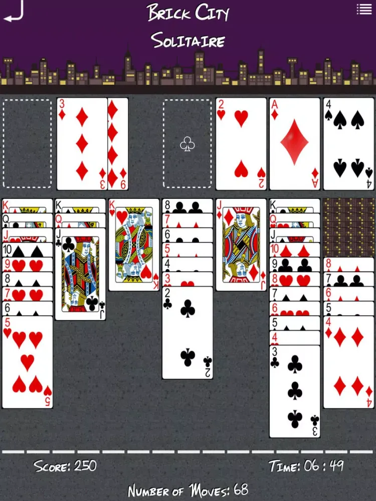 Brick City Solitaire Lite! iPad  스크린샷