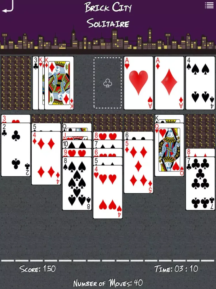 Brick City Solitaire Lite! iPad  스크린샷