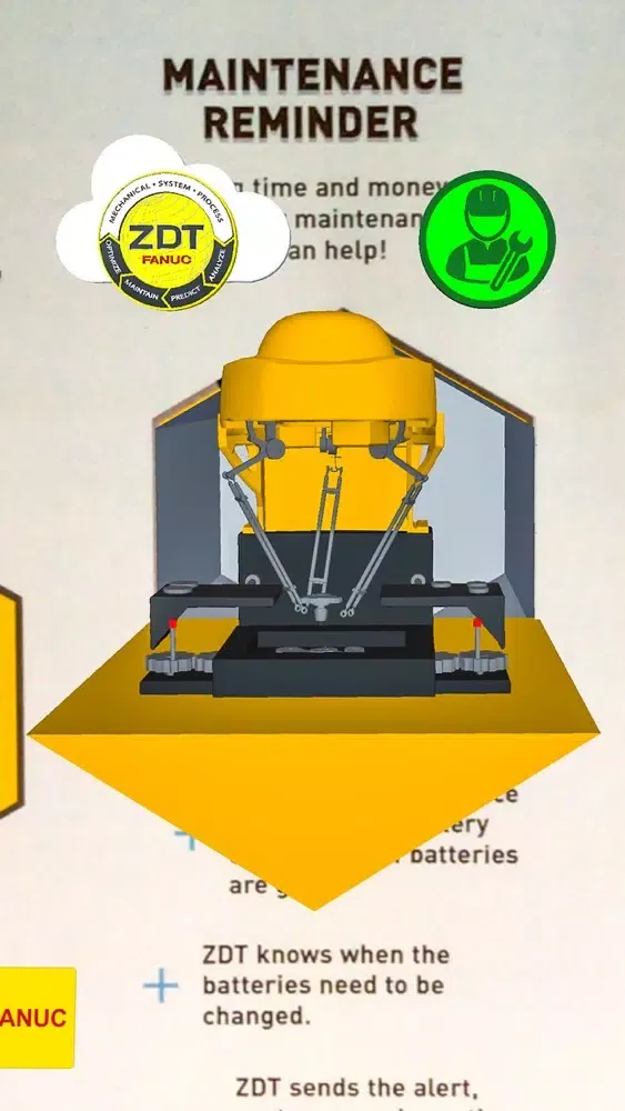 Zrzuty ekranu FANUC ZDT AR
