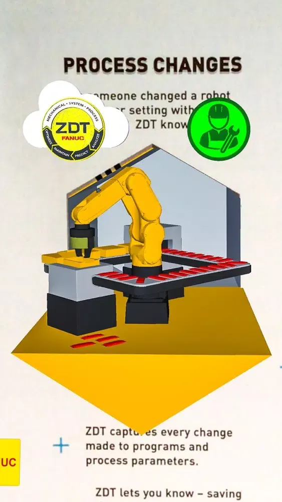 Zrzuty ekranu FANUC ZDT AR