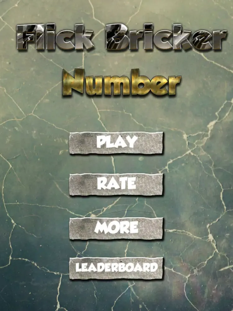 Tangkapan skrin Flick Bricker Number iPad 