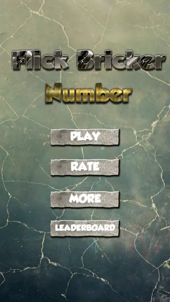 Tangkapan skrin Flick Bricker Number