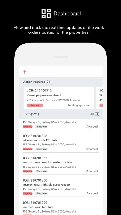 Tangkapan skrin JLL Services on Demand