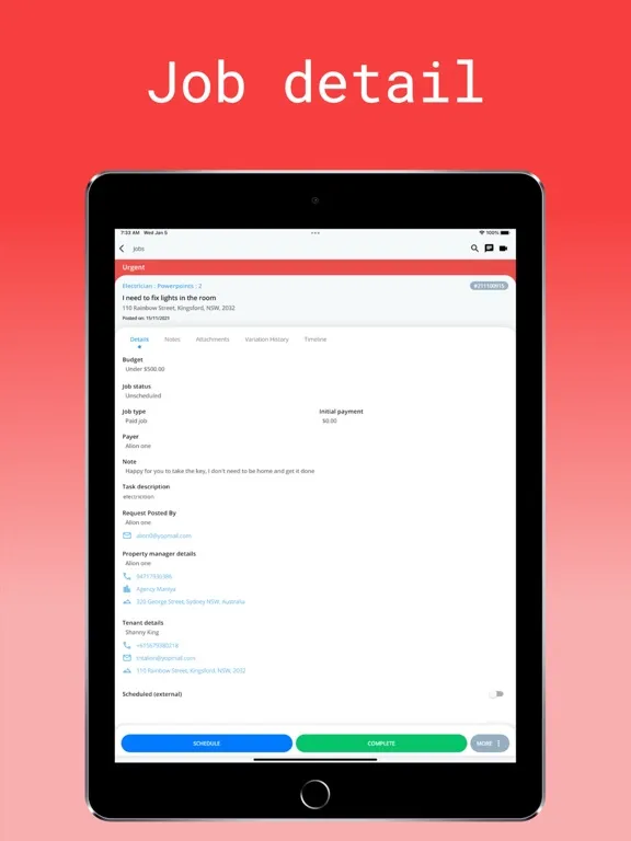 B+A Trade iPad  स्क्रीनशॉट