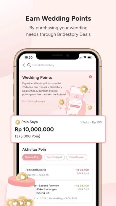 Tangkapan layar Bridestory
