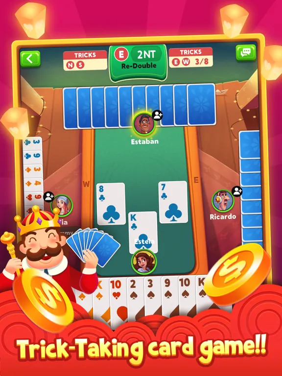 Bridge: Rubber Bridge! iPad  स्क्रीनशॉट