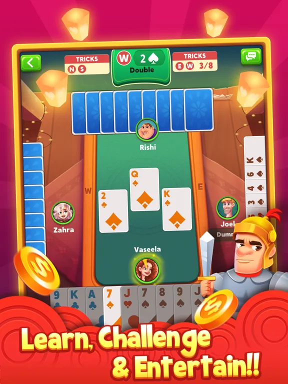 Bridge: Rubber Bridge! iPad  स्क्रीनशॉट