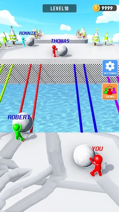 Snow Sprint: 3D Race Rush سکرین شاٹس