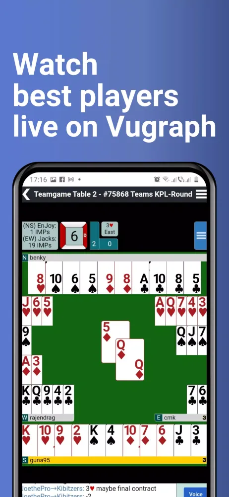 BBO – Bridge Base Online Screenshots