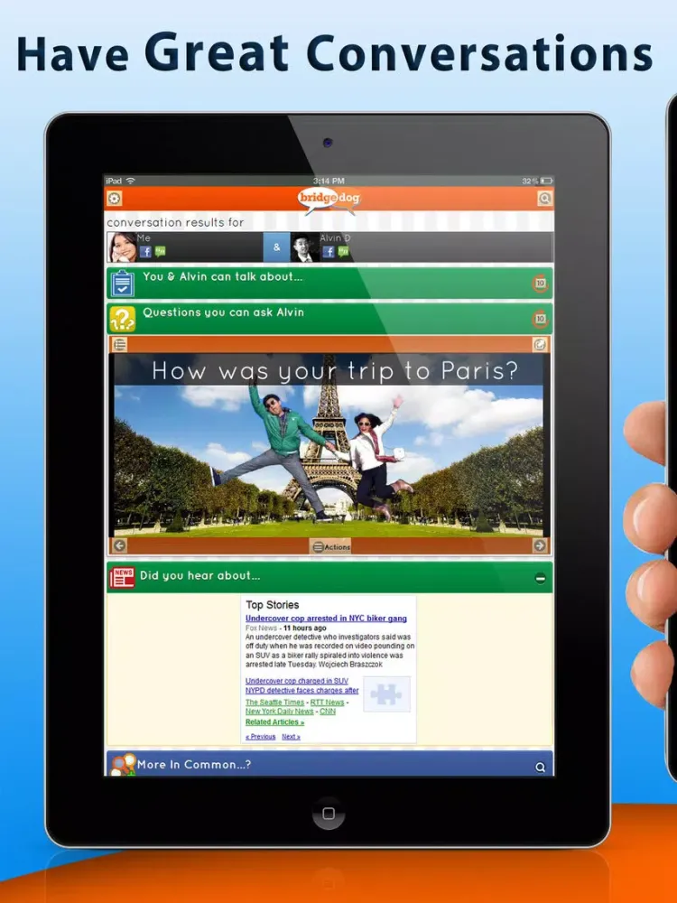 bridgedog conversation starters, topics & questions iPad  Ekran Görüntüleri