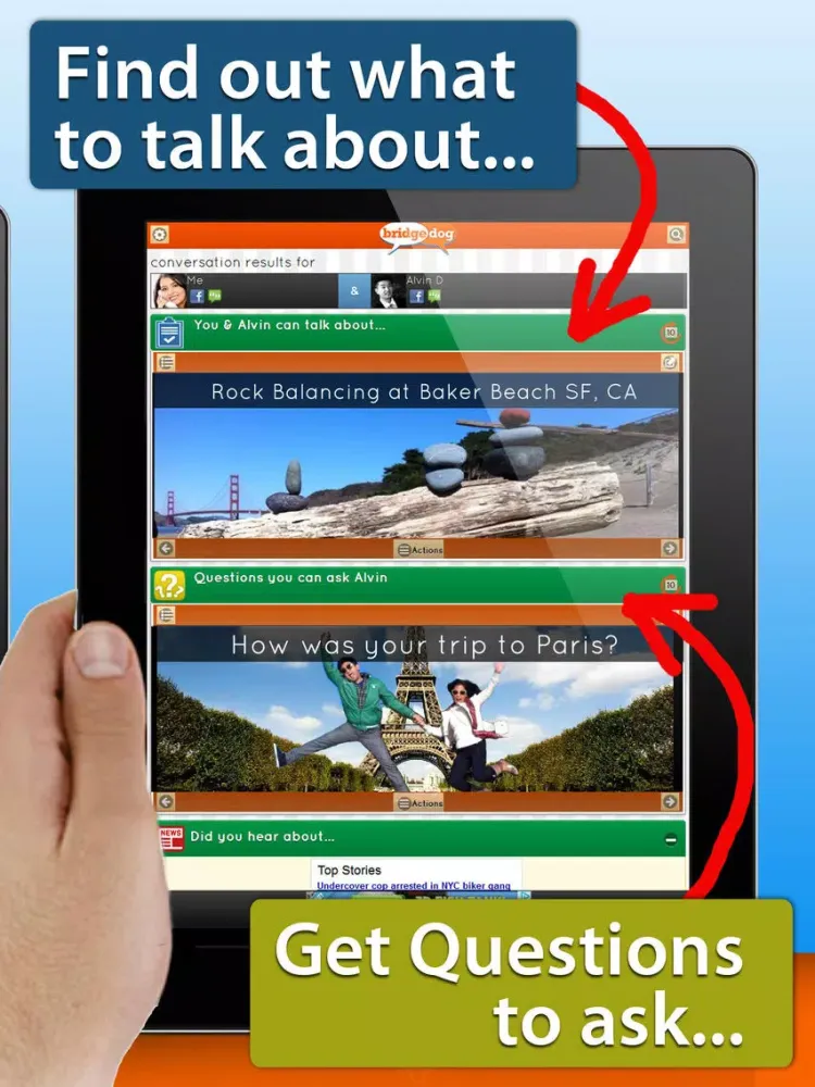bridgedog conversation starters, topics & questions iPad  Ekran Görüntüleri