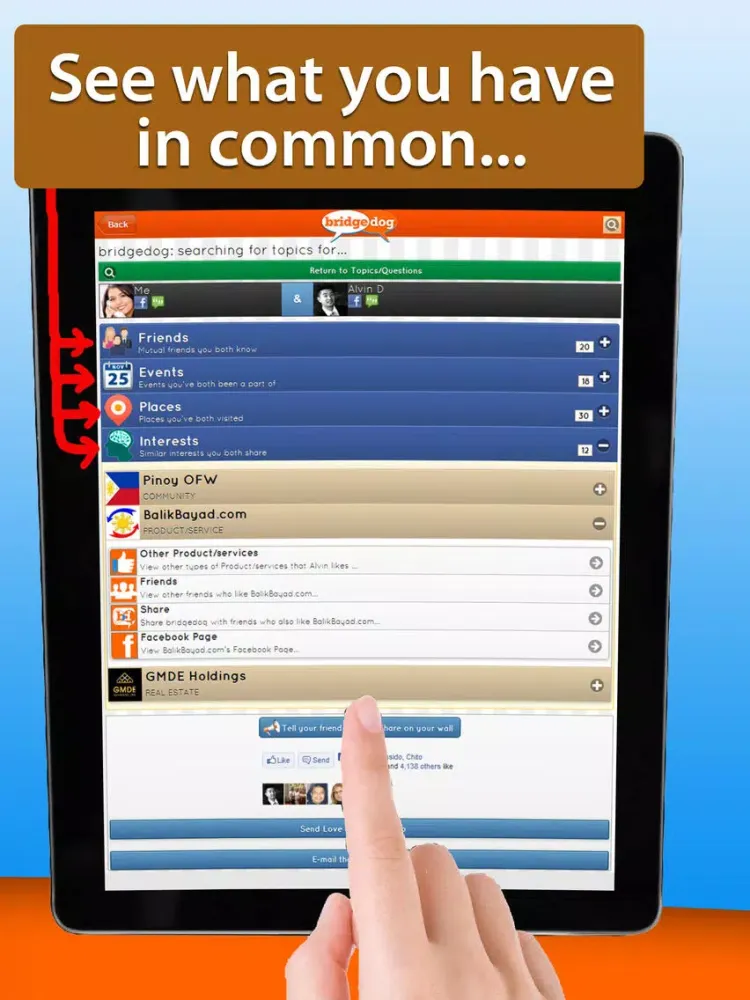 bridgedog conversation starters, topics & questions iPad  Ekran Görüntüleri