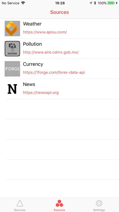 Capturas de tela do Pi Alerts
