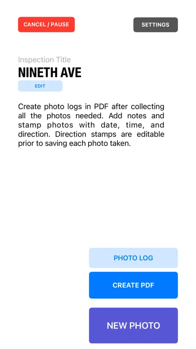 PPL: PDF Photo Logs Screenshots