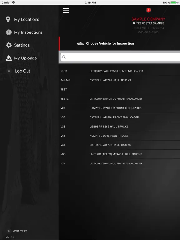 TreadStat iPad  Screenshots