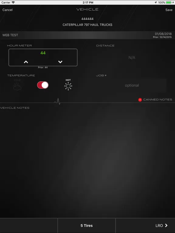 TreadStat iPad  Screenshots
