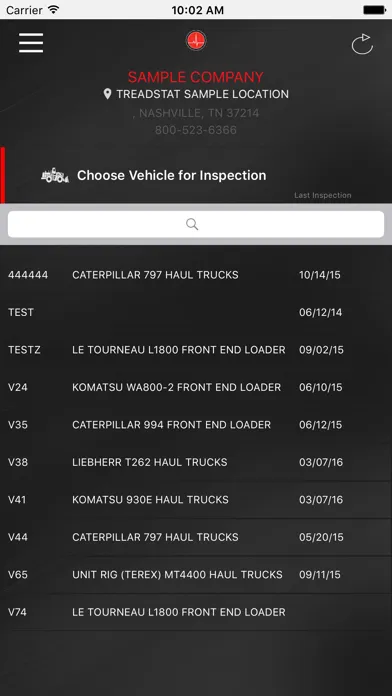 TreadStat Screenshots