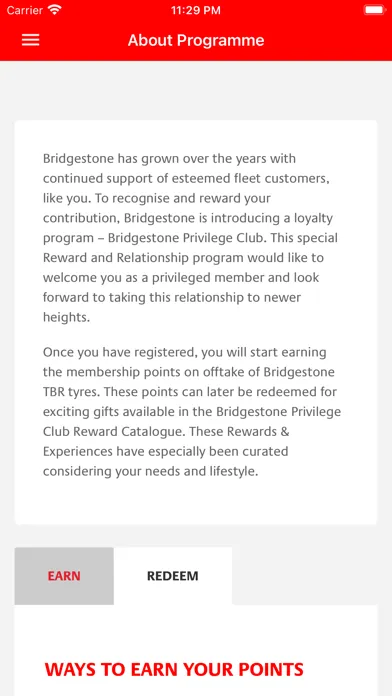 Bridgestone Privilege Club Ekran Görüntüleri