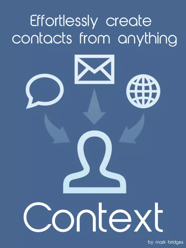 Context - Copy Contact Information and Paste It Directly into Your Address Book iPad  स्क्रीनशॉट