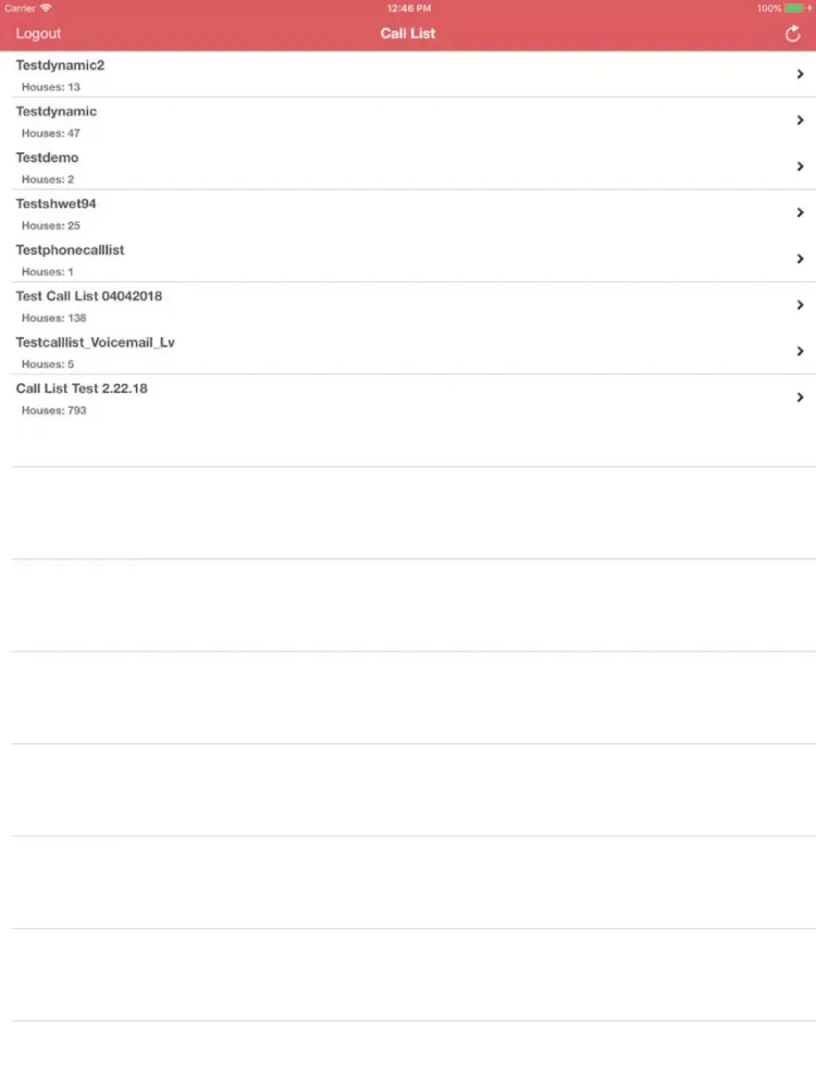 Zrzuty ekranu Advantage Cell Phone Dialer iPad 