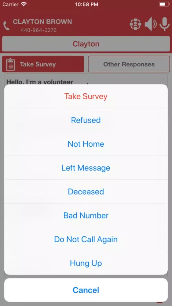 Advantage 3 Red Dialer スクリーンショット