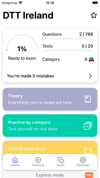 DTT Driver Theory Test Ireland স্ক্রিনশট