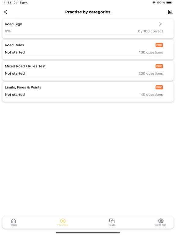 ภาพหน้าจอของ G1 Driving Theory Test Ontario iPad 