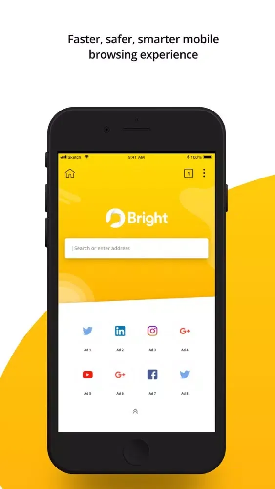 Captures d'écran de Bright Browser Mobile
