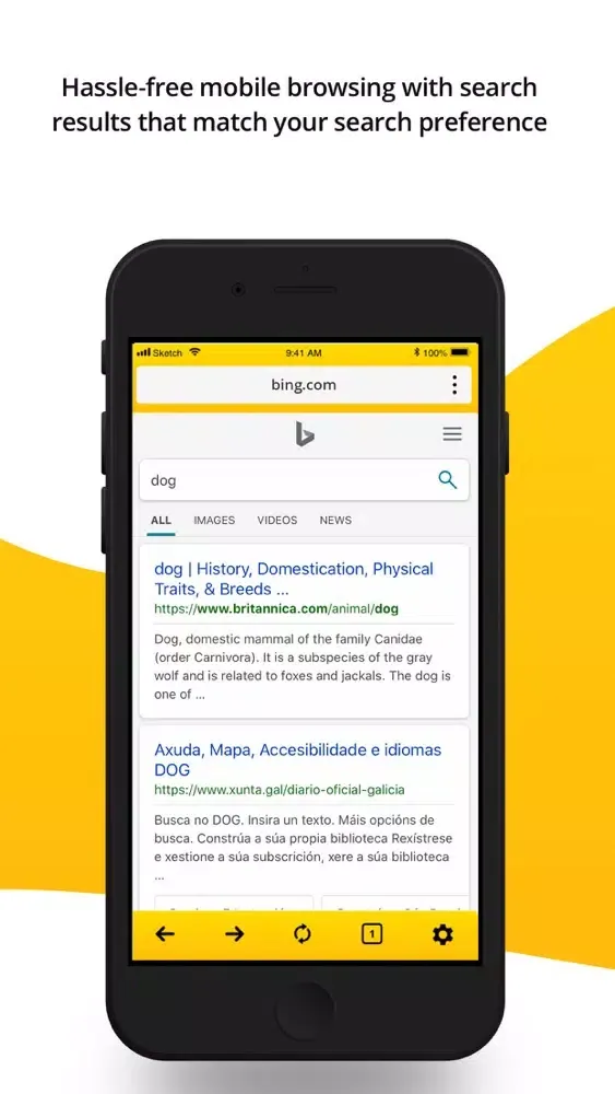 Captures d'écran de Bright Browser Mobile