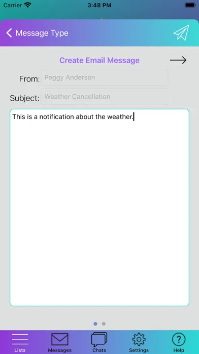 Tangkapan layar BrightArrow Mobile 2.1