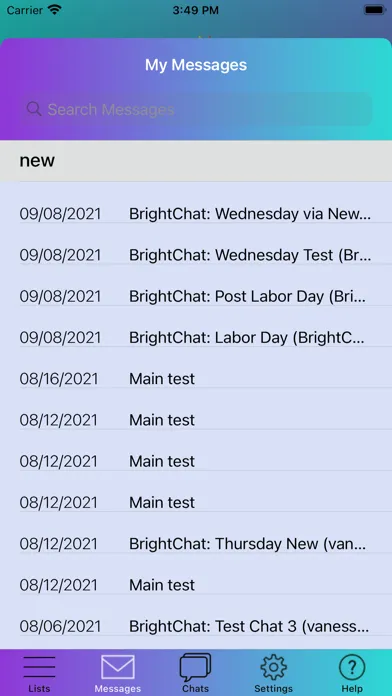 Tangkapan layar BrightArrow Mobile 2.1