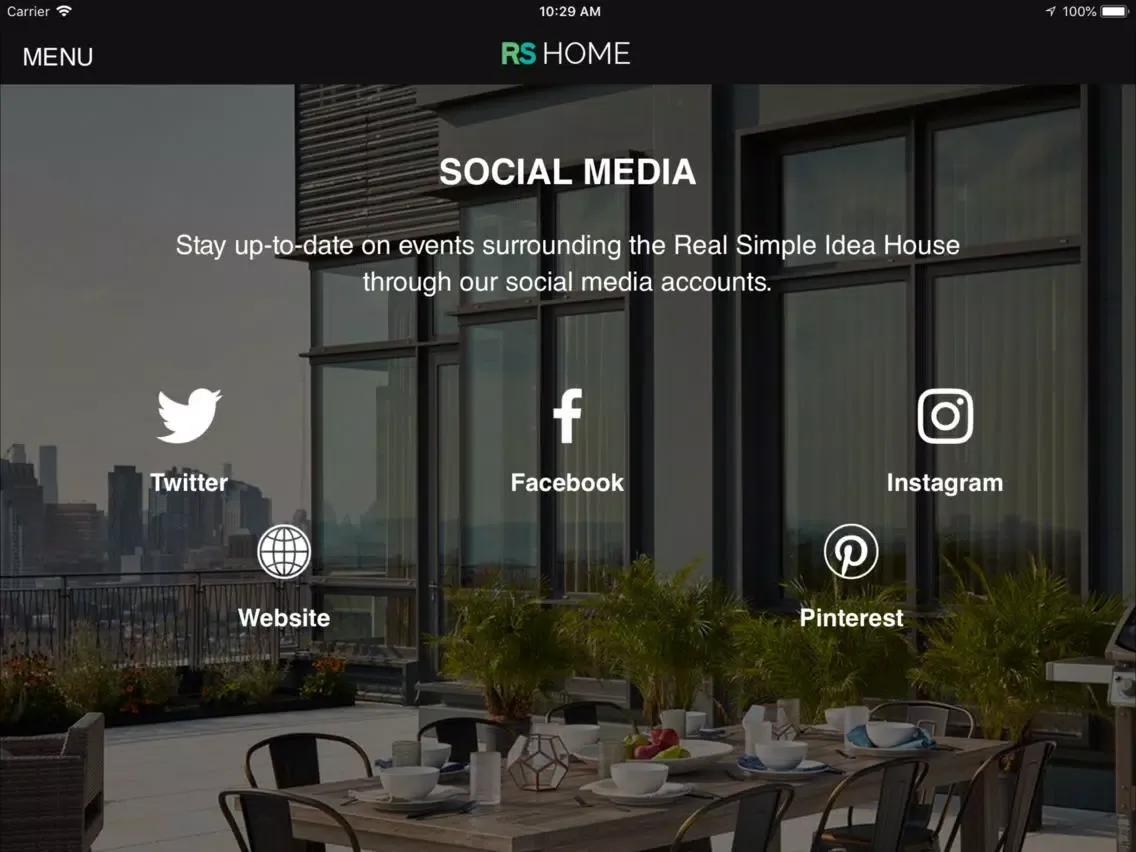 Real Simple Home iPad  স্ক্রিনশট