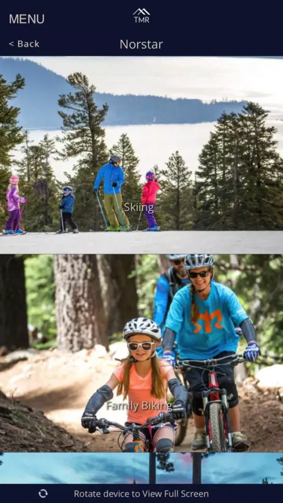 Captures d'écran de Tahoe Mountain Realty