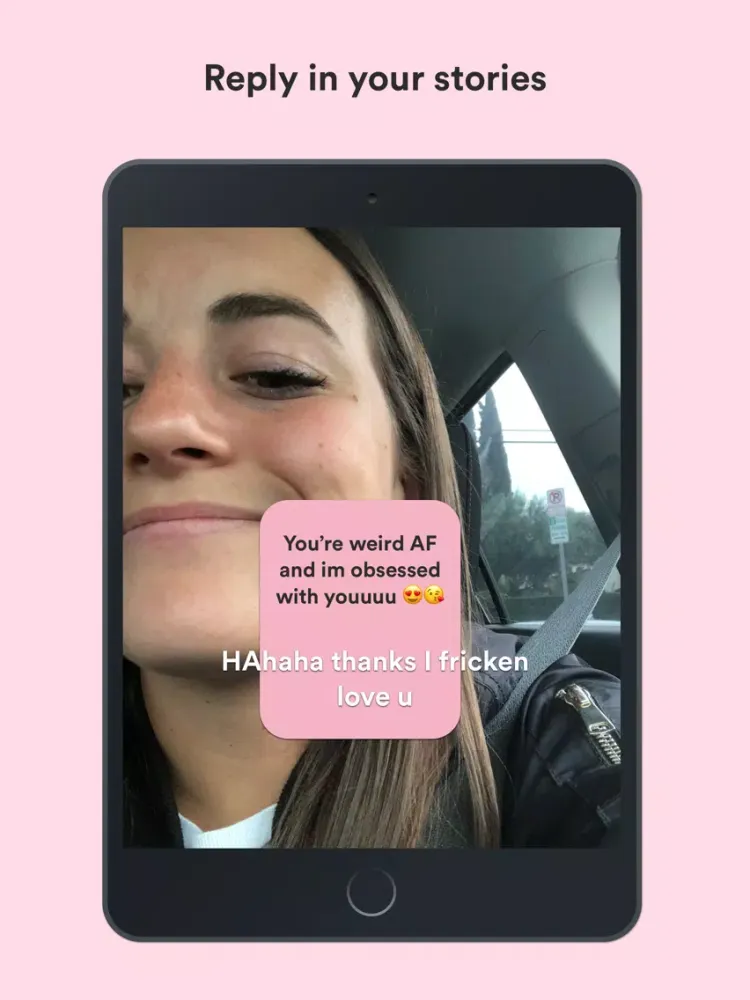 Moodboost: Anonymous Q&A iPad  Screenshots