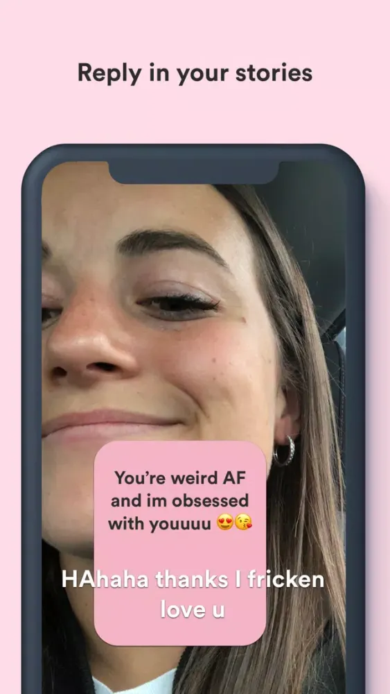 Moodboost: Anonymous Q&A Screenshots